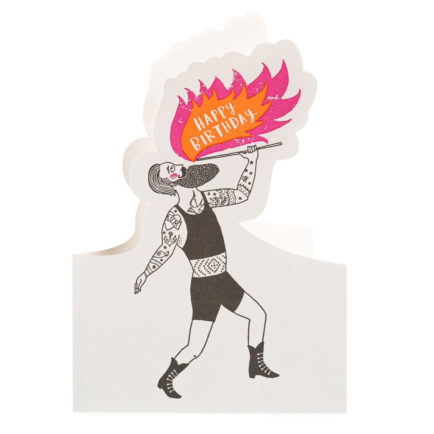 Biglietto d'auguri -Happy Birthday Fire Breather