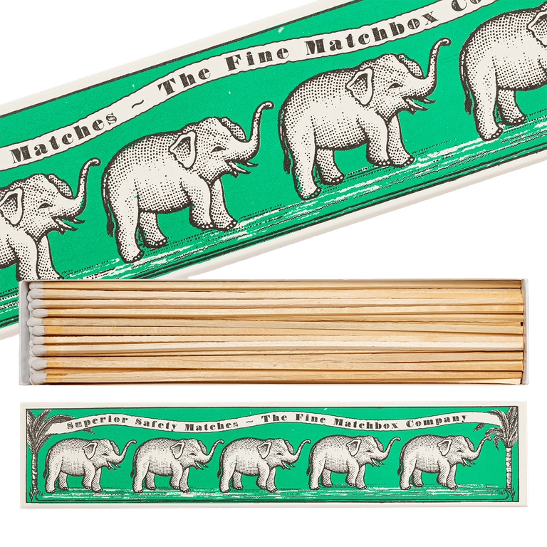 Fiammiferi Lunghi - Green Elephants