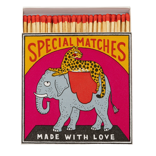 Fiammiferi Elephant and Cheetah