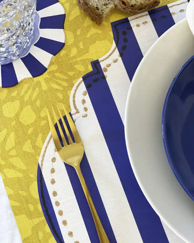 Tovaglietta da Colazione Ovali - Portofino Rosso
