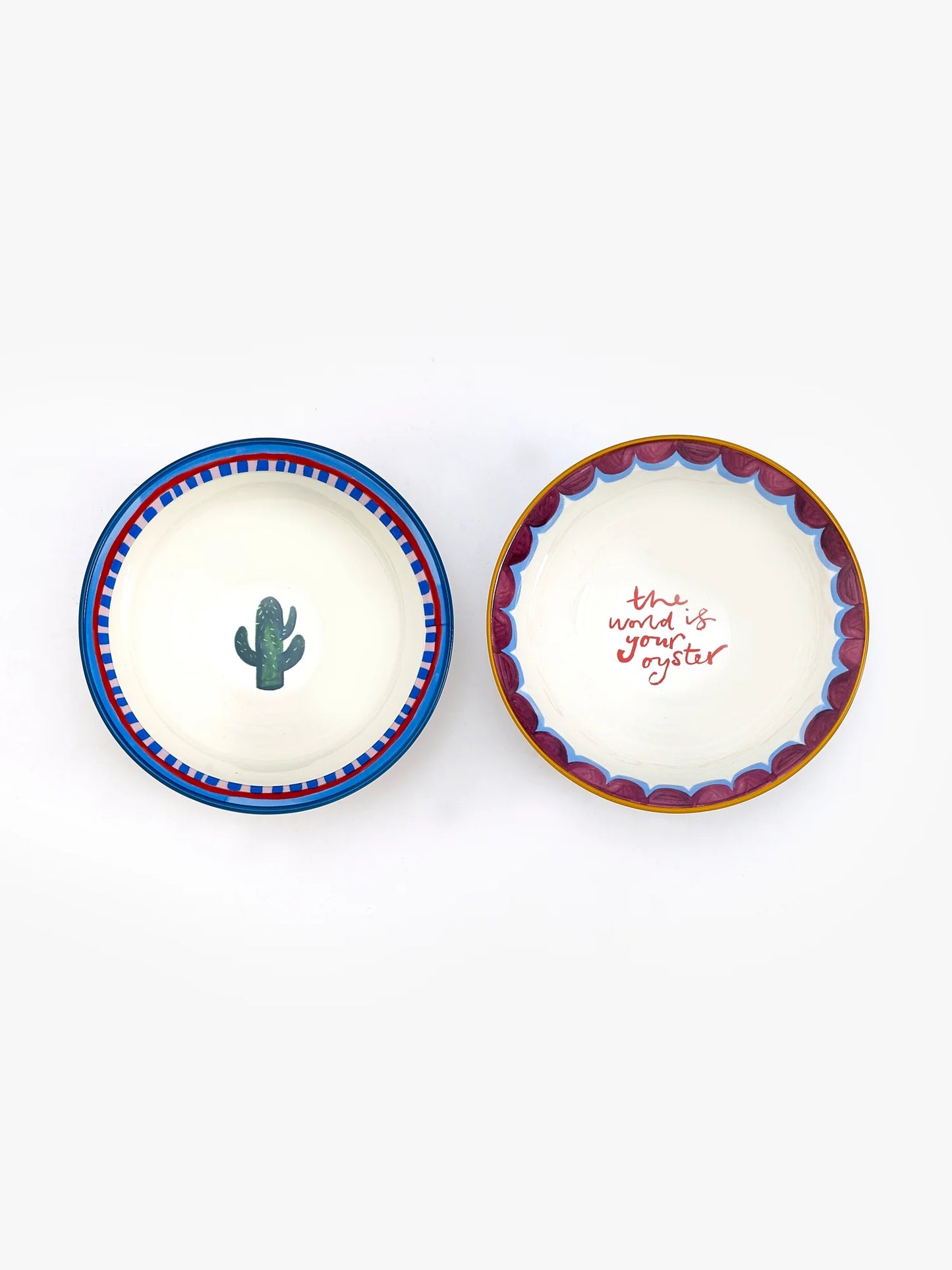 Set 2 ciotole Electric Coast - Cactus e Ostrica