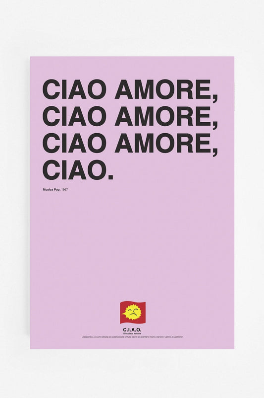 CIAO AMORE CIAO - Luigi Tenco