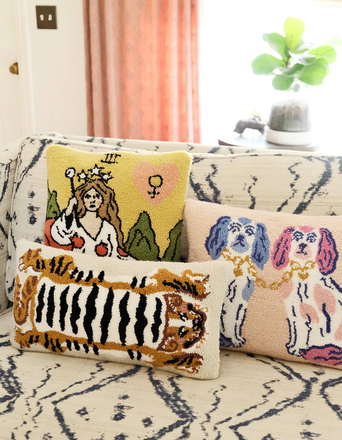 Cuscino decorativo | Tigre tibetana