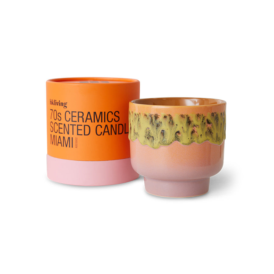 Candela vaso in Ceramica 70's Ceramics - Miami