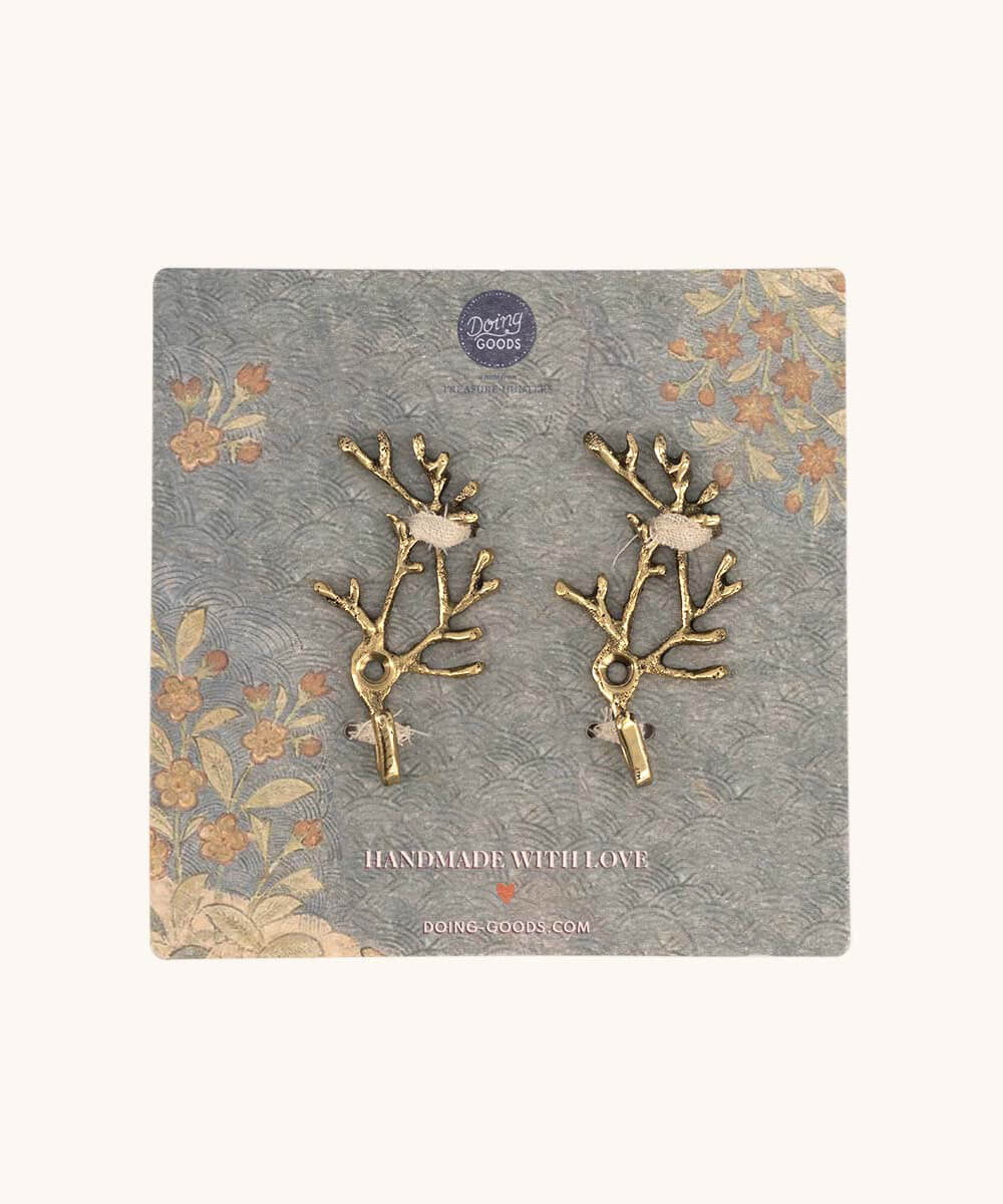 Set 2 Ganci Corallo