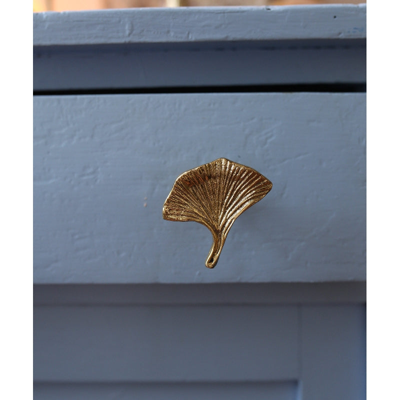 Pomello ottone Ginko